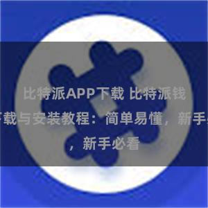比特派APP下载 比特派钱包下载与安装教程：简单易懂，新手必看