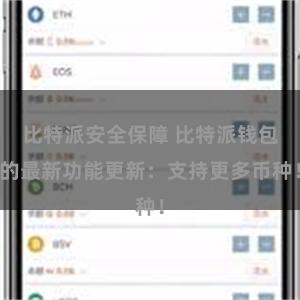 比特派安全保障 比特派钱包的最新功能更新：支持更多币种！