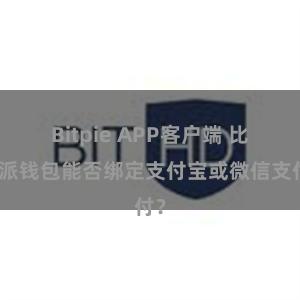 Bitpie APP客户端 比特派钱包能否绑定支付宝或微信支付？