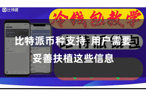 比特派币种支持  用户需要妥善扶植这些信息