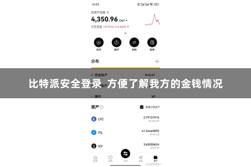 比特派安全登录 方便了解我方的金钱情况
