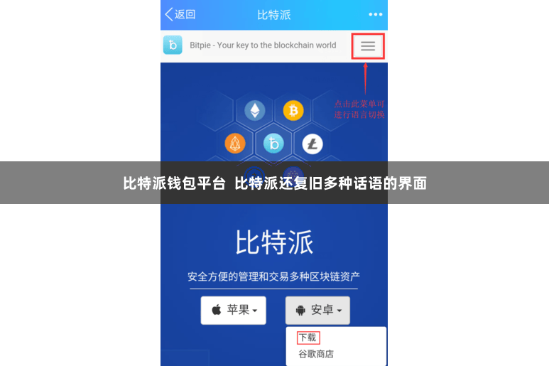 比特派钱包平台  比特派还复旧多种话语的界面