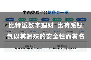 比特派数字理财  比特派钱包以其迥殊的安全性而着名