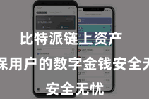 比特派链上资产  确保用户的数字金钱安全无忧