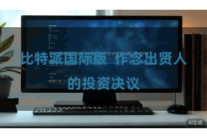 比特派国际版  作念出贤人的投资决议